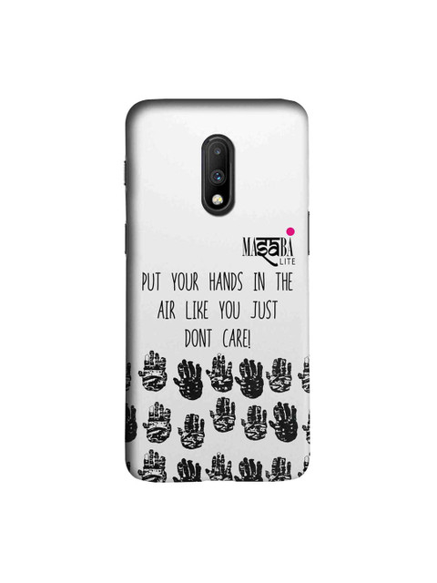 

macmerise White & Black Masaba Hands Up Sublime OnePlus 7 Back Case