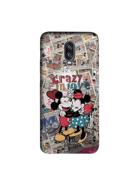 

macmerise Beige & Red Disney Crazy In Love Sublime OnePlus 6T Back Case