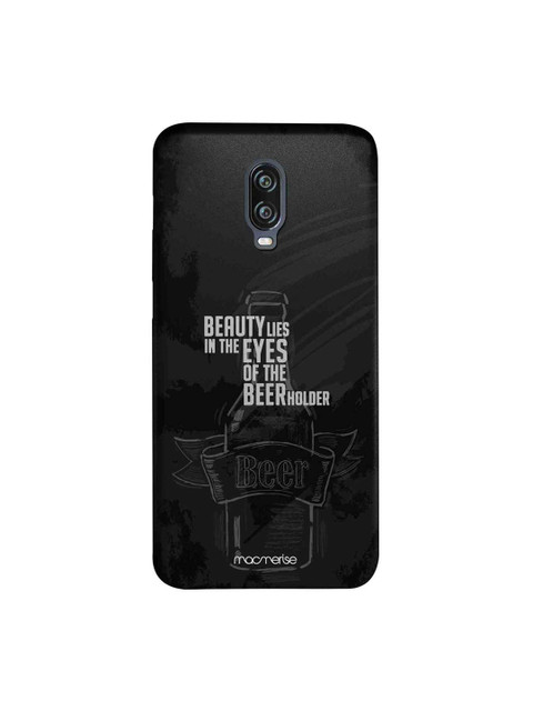 

macmerise Black & Grey Beer Holder OnePlus 6T Back Case