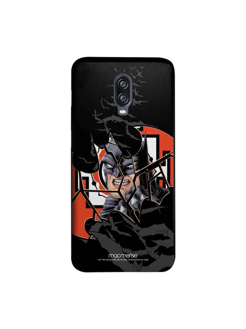 

macmerise Black & Orange DC Comics Angry Bat Sublime OnePlus 6T Back Case