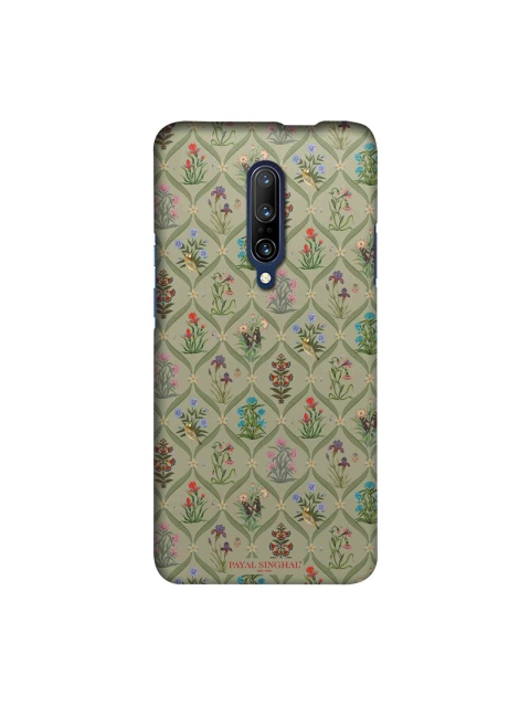 

macmerise Olive Green Payal Singhal Mughal Motifs Sublime OnePlus 7 Pro Back Cover
