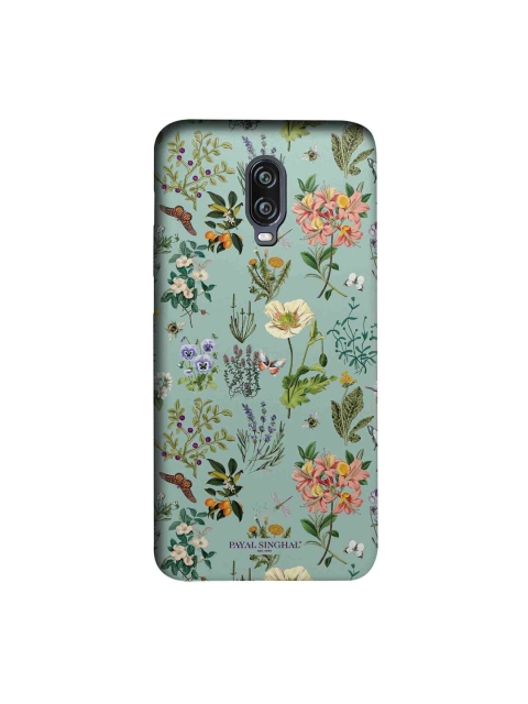 

macmerise Blue & Green Payal Singhal Titli Aqua Sublime OnePlus 6T Back Case