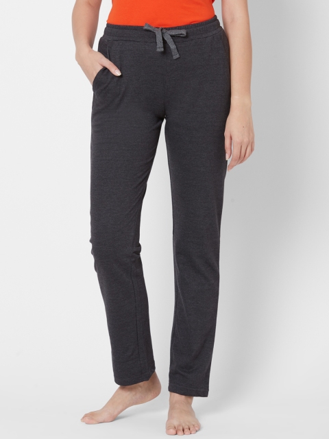 

Sweet Dreams Women Charcoal Grey Solid Lounge Pants