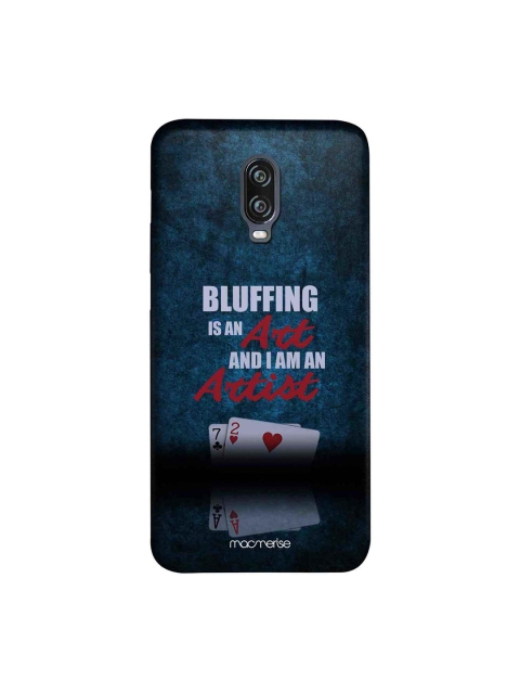 

macmerise Blue & White Art of Bluffing Sublime OnePlus 6T Back Case