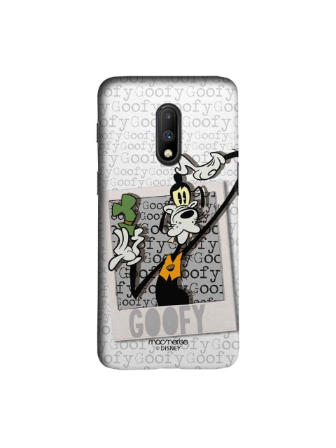 

macmerise White & Grey DisneyHello Mr Goofy Sublime OnePlus 7 Back Cover