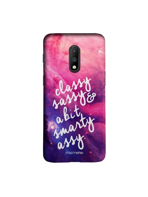 

macmerise Pink & Blue Smarty Assy Sublime OnePlus 7 Back Cover