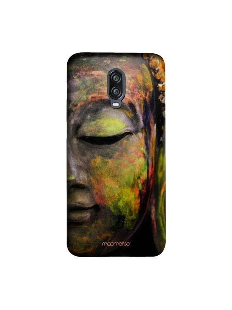 

macmerise Grey & Green Buddha Art Sublime OnePlus 6T Back Case