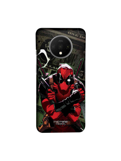 

macmerise Red & Black Marvel Comics Deadpool Dollar Sublime OnePlus 7T Back Case