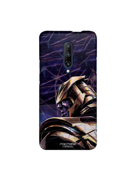 

macmerise Purple & Black Marvel Comics Thanos On Edge Sublime OnePlus 7 Pro Back Case