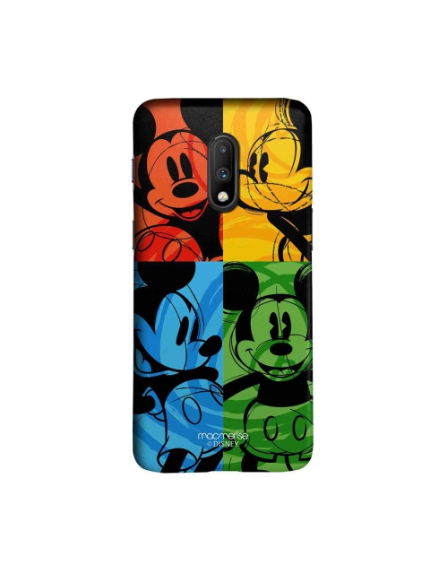 

macmerise Black & Yellow Disney Shades Of Mickey Sublime OnePlus 7 Back Case