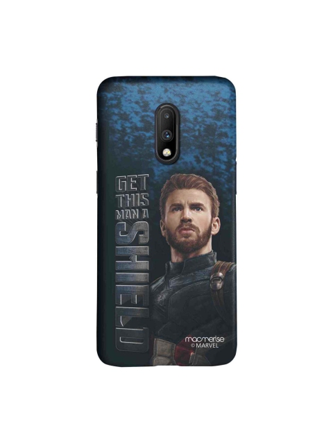 

macmerise Blue & Grey Marvel Comics Shield For Captain Sublime OnePlus 7 Back Case