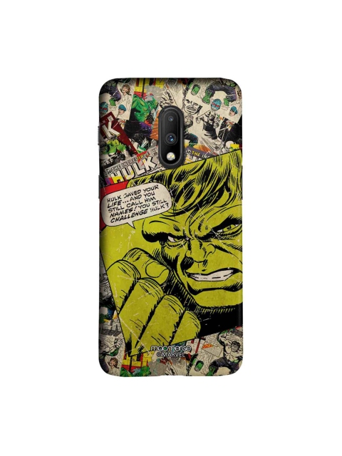 

macmerise Grey & Green Marvel Comics Comic Hulk Sublime OnePlus 7 Case