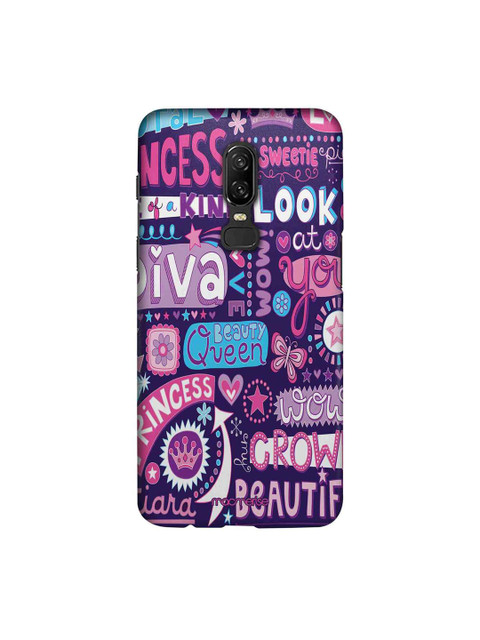 

macmerise Purple & Pink Diva Diaries Sublime OnePlus 6 Back Case