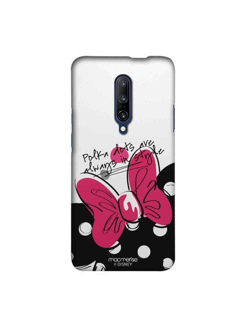 

macmerise White & Black Disney Polka Minnie Mouse Sublime OnePlus 7 Pro Back Case