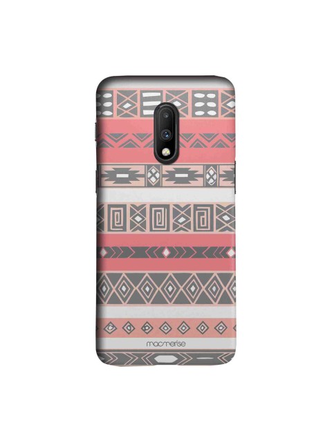 

macmerise Beige & Peach Coloured Aztec Sublime OnePlus 7 Back Cover