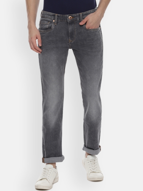 

Louis Philippe Jeans Men Grey Slim Fit Mid-Rise Clean Look Stretchable Jeans