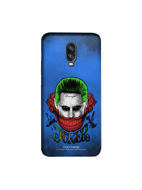 

macmerise Blue & Red DC Comics Damaged Joker Sublime OnePlus 6T Back Case