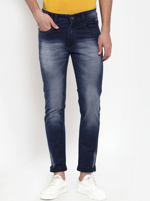 

Rodamo Men Blue Slim Fit Mid-Rise Clean Look Stretchable Jeans