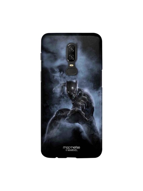 

macmerise Blue & Black Marvel Black Panther Attack OnePlus 6 Back Case