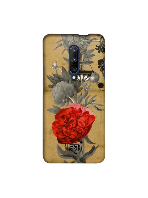 

macmerise Brown & Grey Masaba Floral Scale OnePlus 7 Pro Back Case