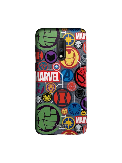 

macmerise Red & Blue Marvel Iconic Mashup Sublime OnePlus 7 Mobile Case