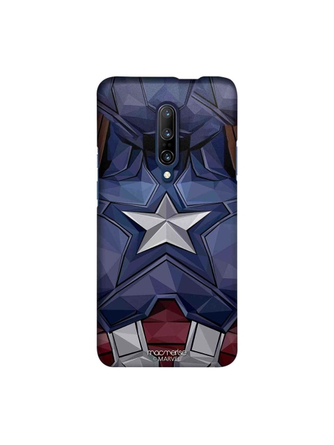 

macmerise Blue & Grey Marvel Comics Captain America Vintage Suit Sublime OnePlus 7 Pro Back Case