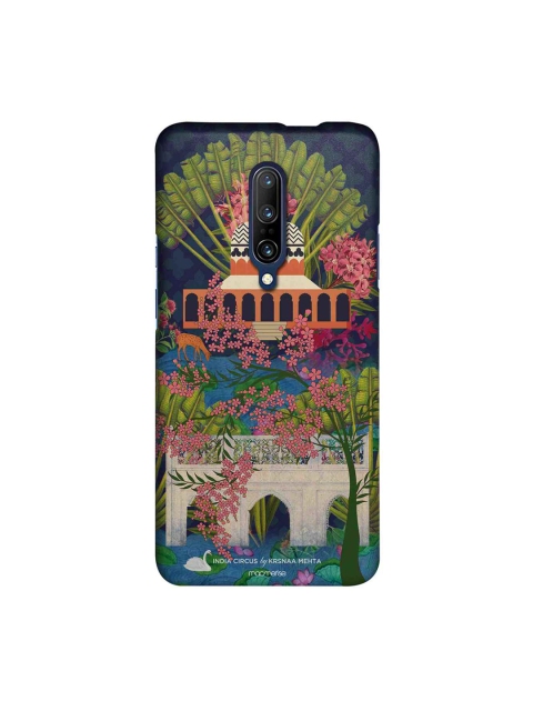 

macmerise Blue & Green Blossoms OnePlus 7 Pro Back Case