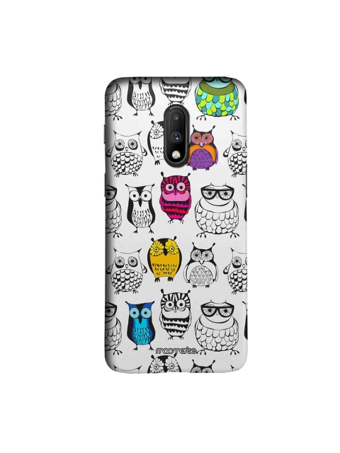

macmerise White & Black Owl Art Sublime OnePlus 7 Back Case