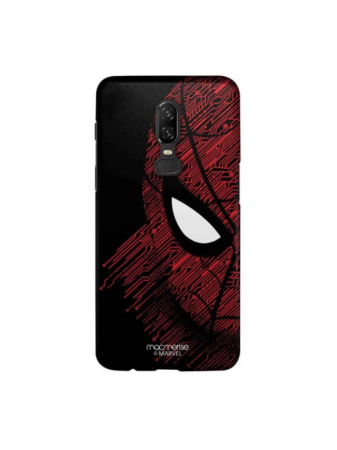 

macmerise Black & Red Marvel ComicsSketch Out Spiderman Sublime OnePlus 6 Back Cover