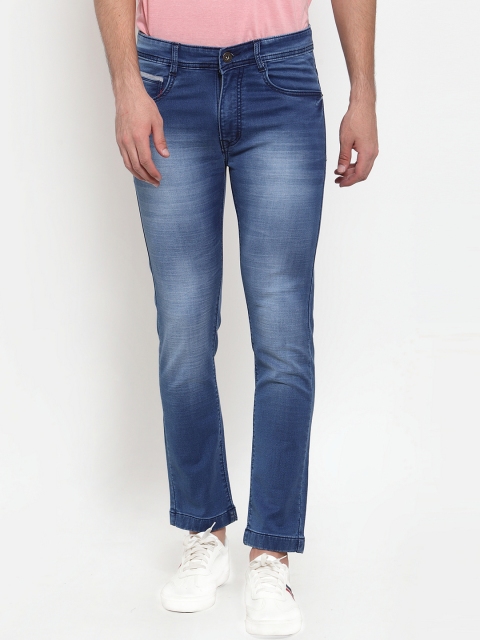 

Rodamo Men Blue Slim Fit Mid-Rise Clean Look Stretchable Jeans