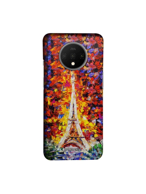 

macmerise Orange & Blue Artistic Eifel Sublime OnePlus 7T Back Cover
