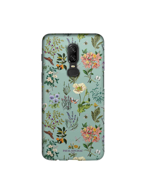 

macmerise Blue & Green Payal Singhal Titli Sublime OnePlus 6 Mobile Case
