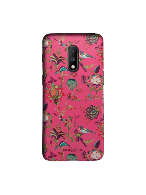 

macmerise Pink & Green Payal Singhal Chidiya Sublime OnePlus 7 Mobile Case