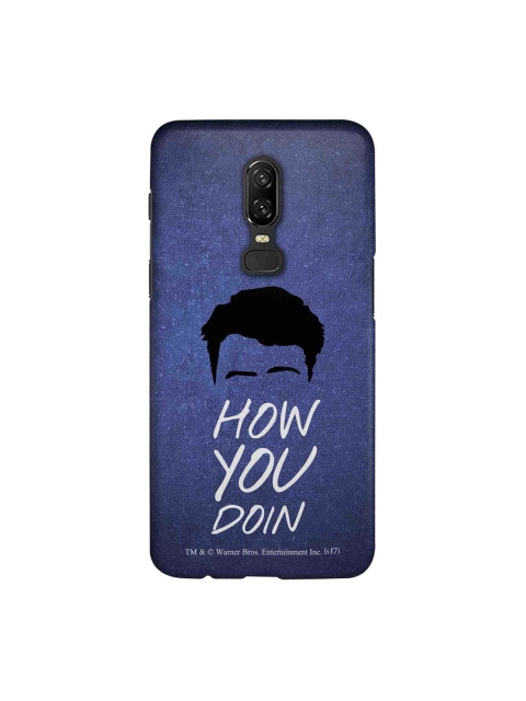 

macmerise Blue & Black Friends How You Doin OnePlus 6 Back Case