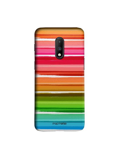 

macmerise Red & Pink Colourful Brush Strokes Sublime OnePlus 7 Back Case