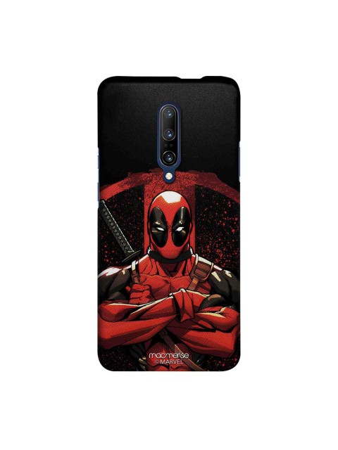 

macmerise Black & Red Marvel Comics Deadpool Stance OnePlus 7 Pro Back Case
