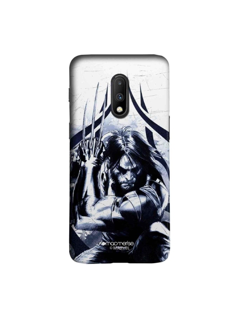 

macmerise White & Black Marvel ComicsLethal Logan Sublime OnePlus 7 Back Cover