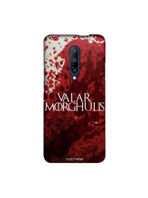 

macmerise Red & Beige Valar Morghulis Sublime OnePlus 7 Pro Back Cover