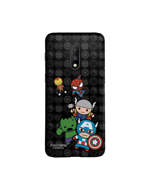 

macmerise Black & Blue Marvel Comics Kawaii Art Sublime OnePlus 7 Back Case