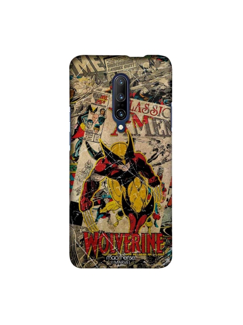 

macmerise Beige & Yellow Marvel Comics Comic Wolverine OnePlus 7 Pro Back Case