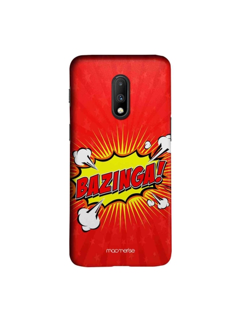 

macmerise Red & Yellow Bazinga Sublime OnePlus 7 Back Cover