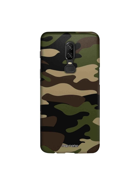 

macmerise Olive Green & Brown Camo Military Sublime OnePlus 6 Back Cover