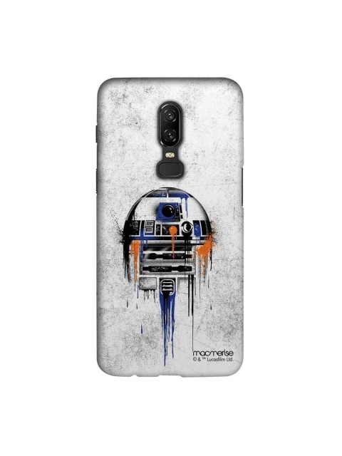 

macmerise Grey & Black Star Wars Astro Droid Sublime OnePlus 6 Back Case