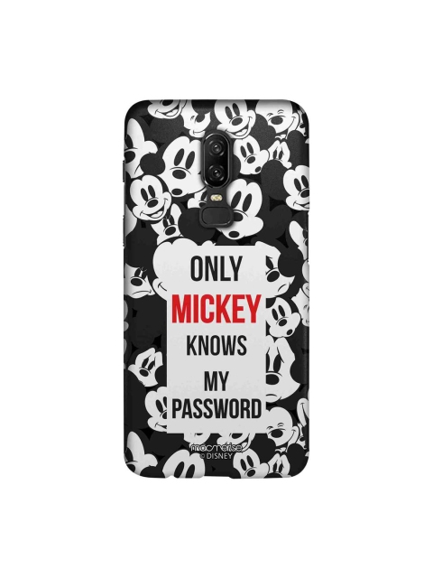 

macmerise Black & White Mickey My Password Sublime OnePlus 6 Back Case