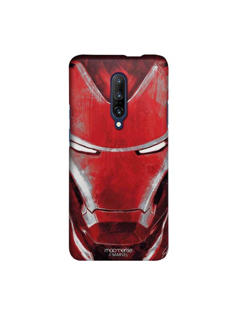 

macmerise Red Marvel Comics Charcoal Art Iron Man OnePlus 7 Pro Back Case