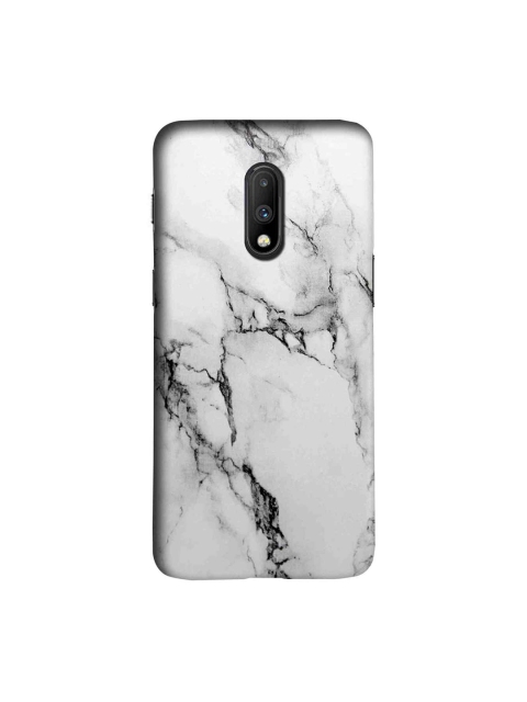 

macmerise White & Black Speciality Materials Marble Lu Sublime OnePlus 7 Case