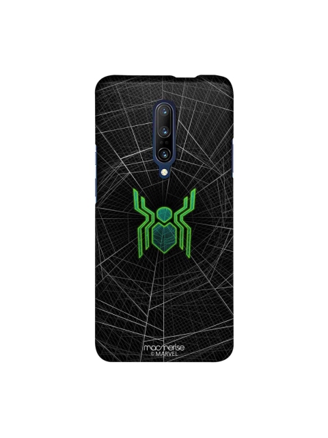 

macmerise Black & Green Marvel Comics Spiderman Logo Web Sublime OnePlus 7 Pro Back Case