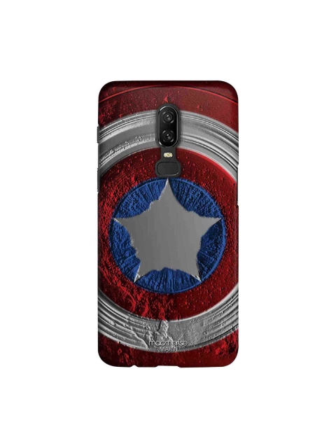 

macmerise Red & Grey Marvel Comics Stoned Shield Sublime OnePlus 6 Back Case