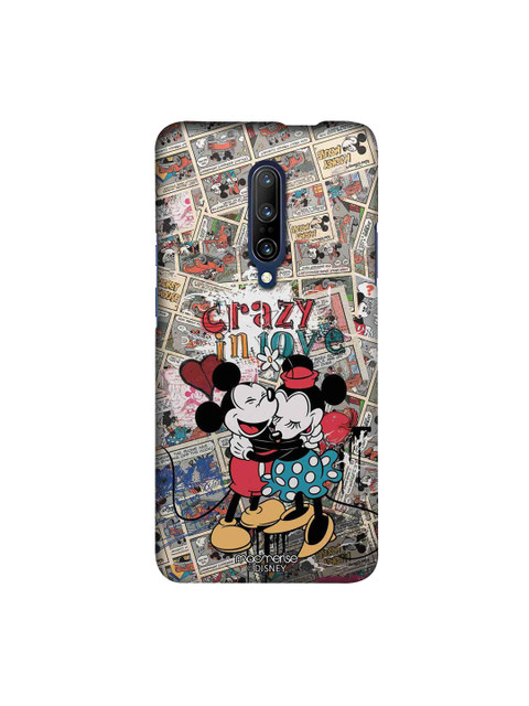 

macmerise Red & Blue Disney Crazy In Love Sublime OnePlus 7 Pro Back Cover