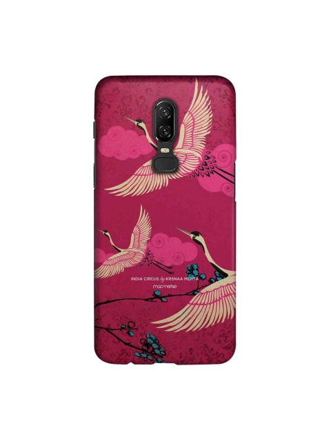 

macmerise Pink & Yellow Flying Flamingoes Sublime OnePlus 6 Back Case